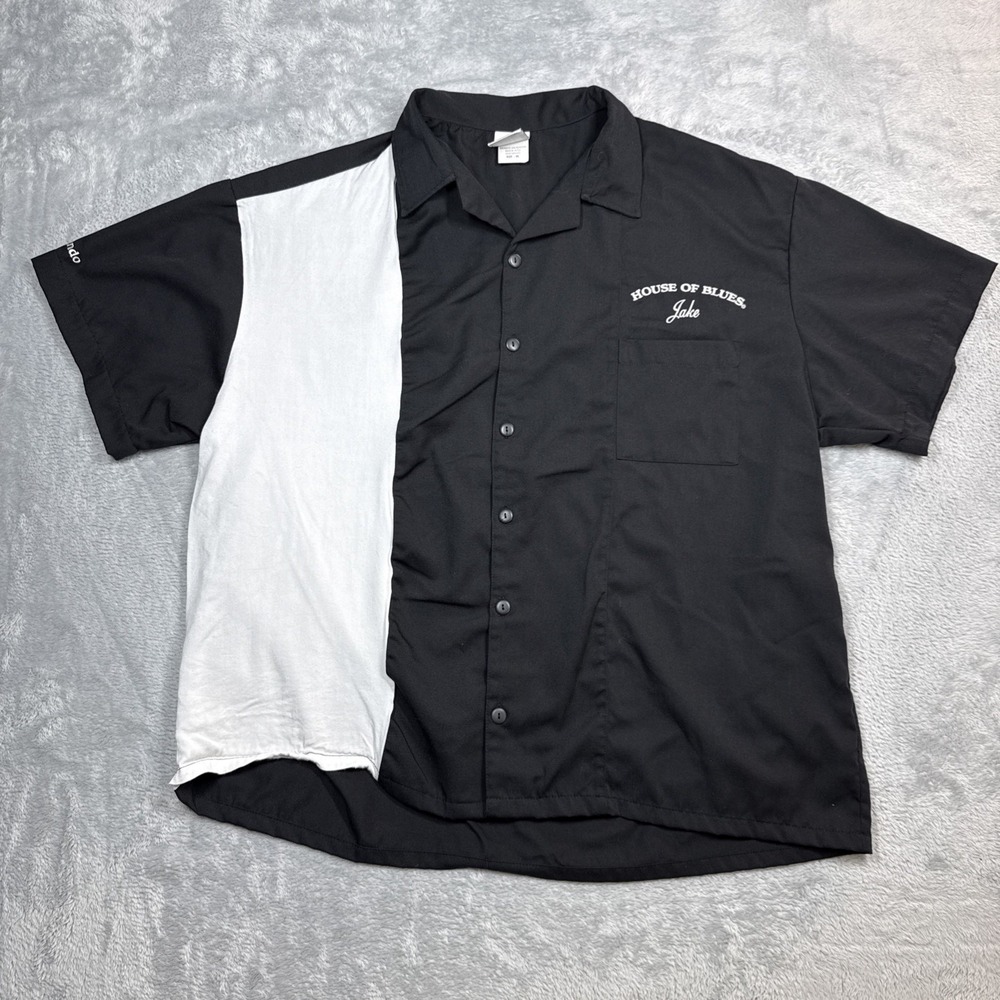 Blues Brothers House of Blues Bowling Shirt Mens XL On A Mission From God Jake
